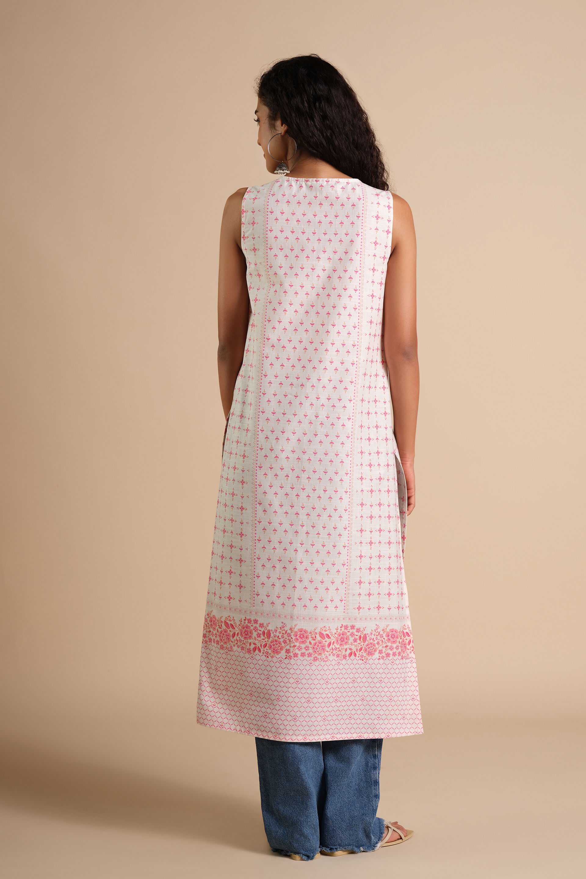 Khush Rang Kurta, Off White, image 5